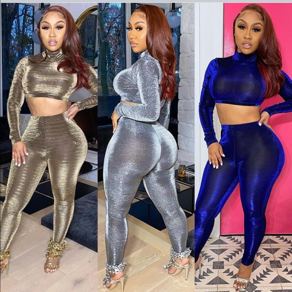 Ari two piece silver